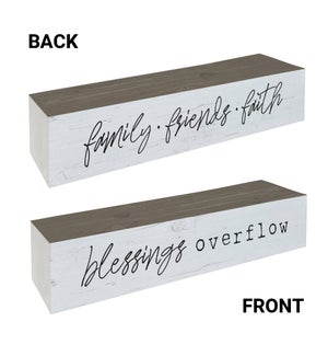 Family Friends Faith Block